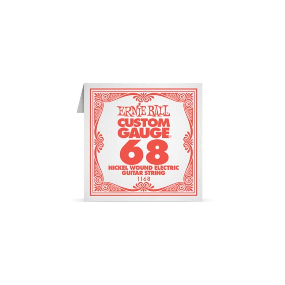Ernie Ball 1168 - .068 Gauge Nickel Wound Guitar String - SINGLE STRING