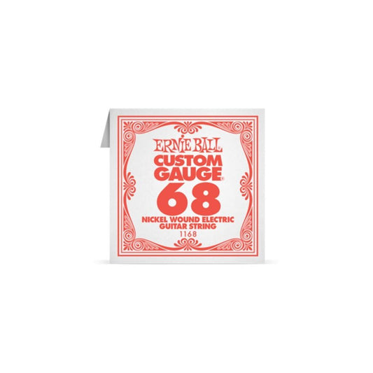 Ernie Ball 1168 - .068 Gauge Nickel Wound Guitar String - SINGLE STRING