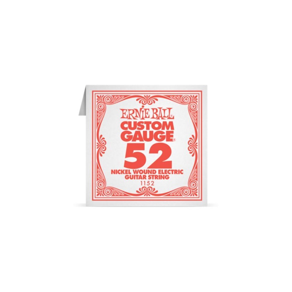Ernie Ball Guitar Strings (EB 1152 .052 Nickel Wound Single)