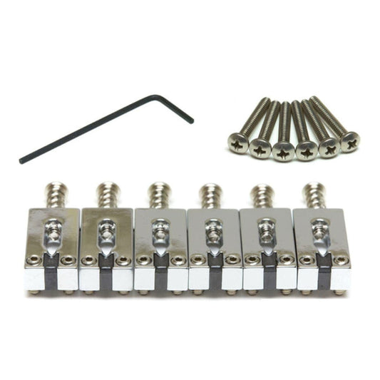 String Saver by Graph Tech Classics Strat & Tele Style 2 1/16" Chrome (6 Pcs) PG-8000-0C