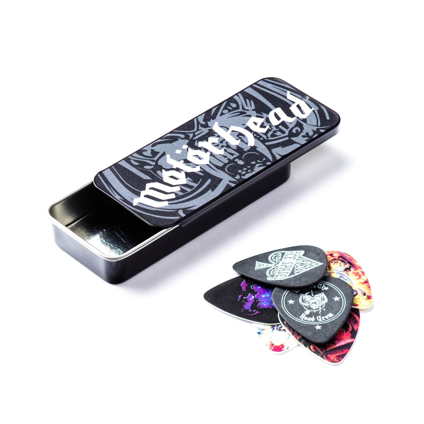 Dunlop MHPT03 Motorhead Album Art Pick Tin, Assorted, .73mm, 6 Picks/Tin