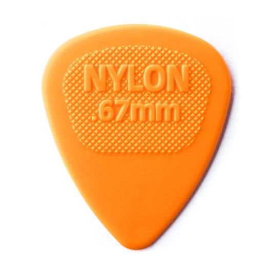 Jim Dunlop Nylon MIDI Pick .67MM - 72 Pack