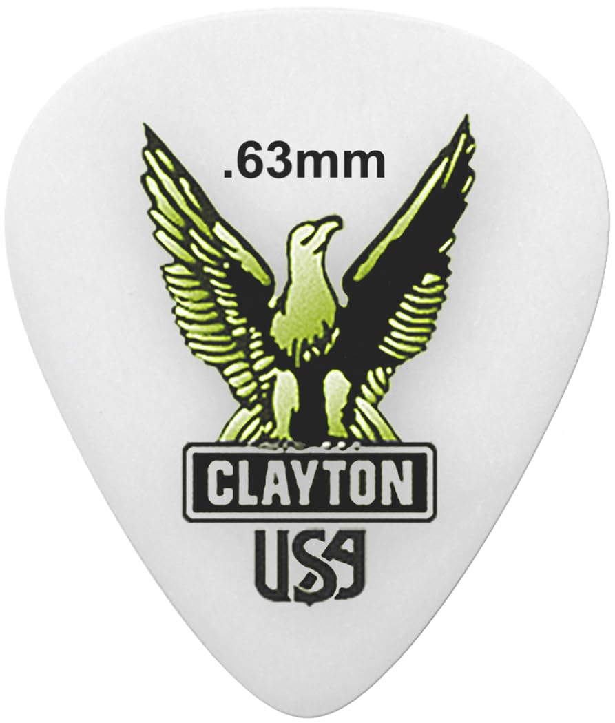 Clayton Picks Acetal S63/12 Guitar Picks
