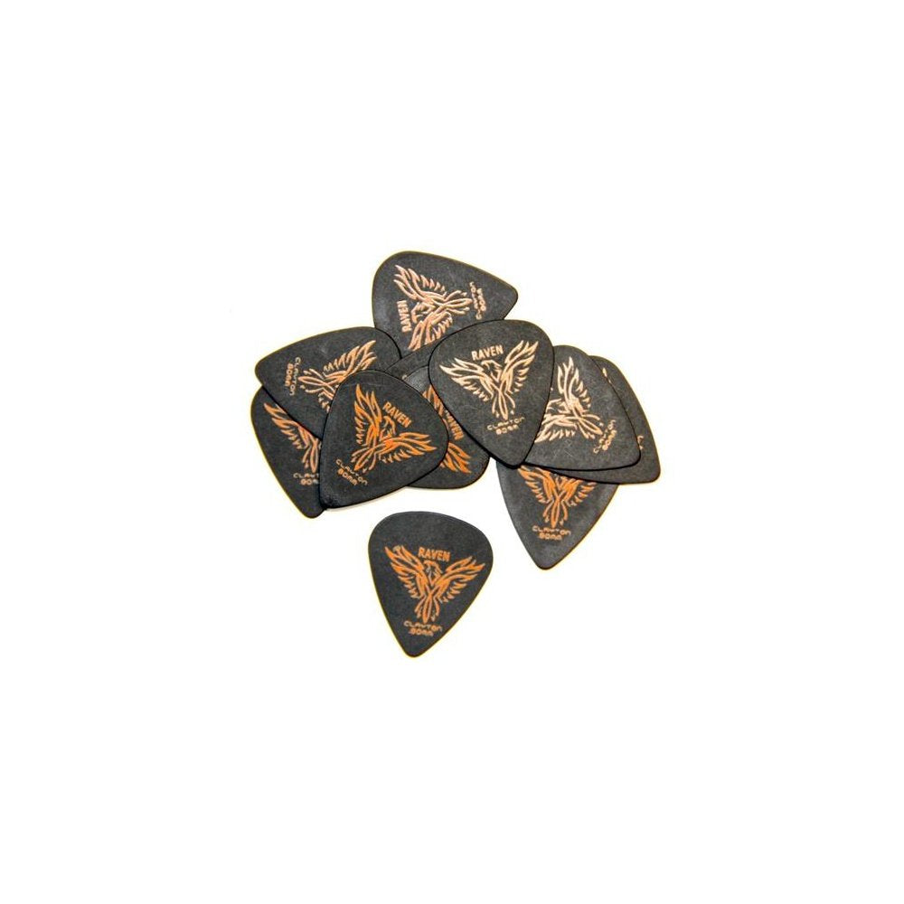 Clayton Black Raven Standard Guitar Picks .80 mm 1 Dozen