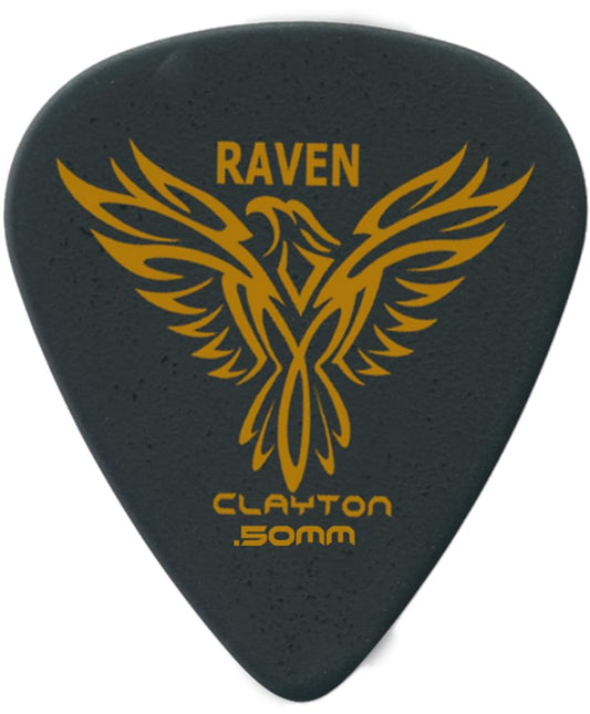 Clayton Picks Black Raven BS50/12 Guitar Picks