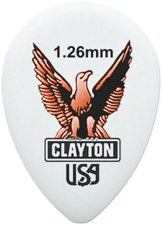 Clayton Picks ST126/12 1.26 mm Guitar Picks, 12 Pieces