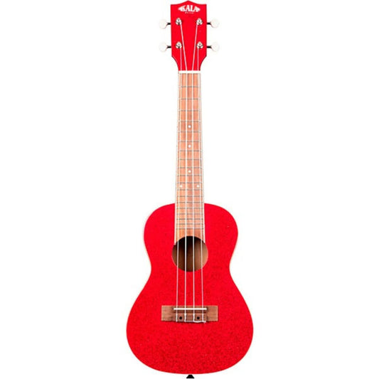 Kala Brand Music Sparkle Ritzy Red Gloss Concert Ukulele (KA-SPRK-RED)