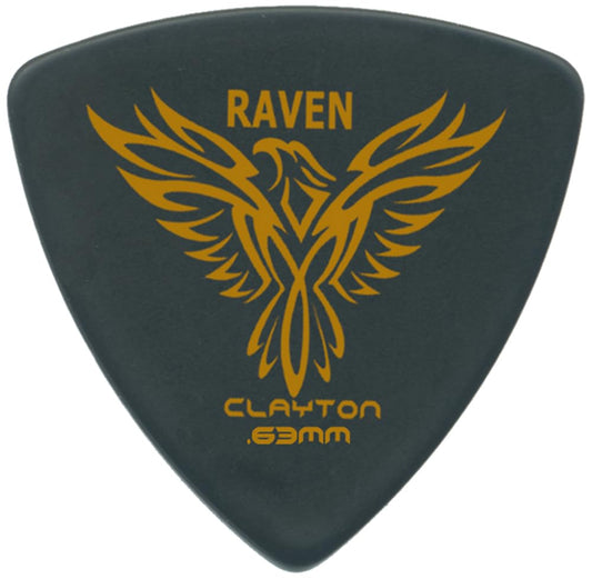 Clayton Picks Black Raven BRT63/12 Guitar Picks