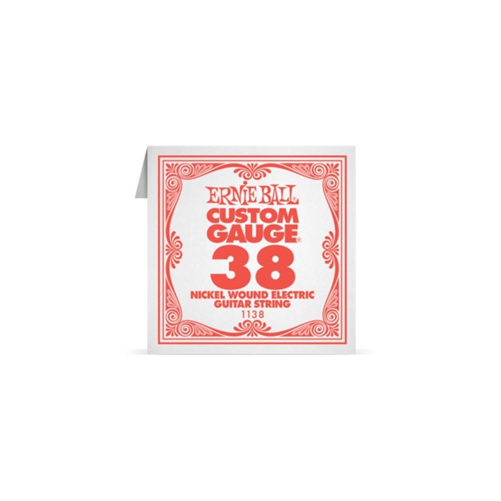 Ernie Ball 1138 Single Nickel Wound Guitar String (.038)