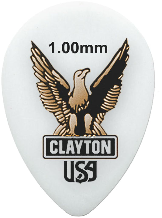 Clayton Picks ST100/12 1.00 mm Guitar Picks, 12 Pieces