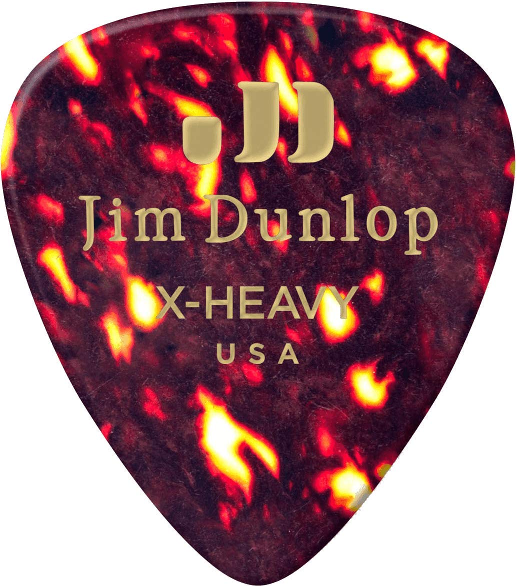 Dunlop Celluloid Guitar Picks Shell Extra Heavy Player Pack (12)
