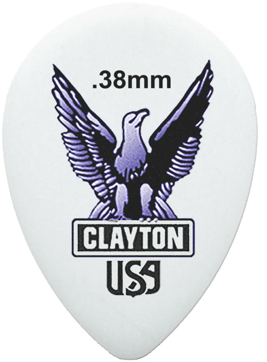 Clayton Picks ST38/12 .38 mm Guitar Picks, 12 Pieces