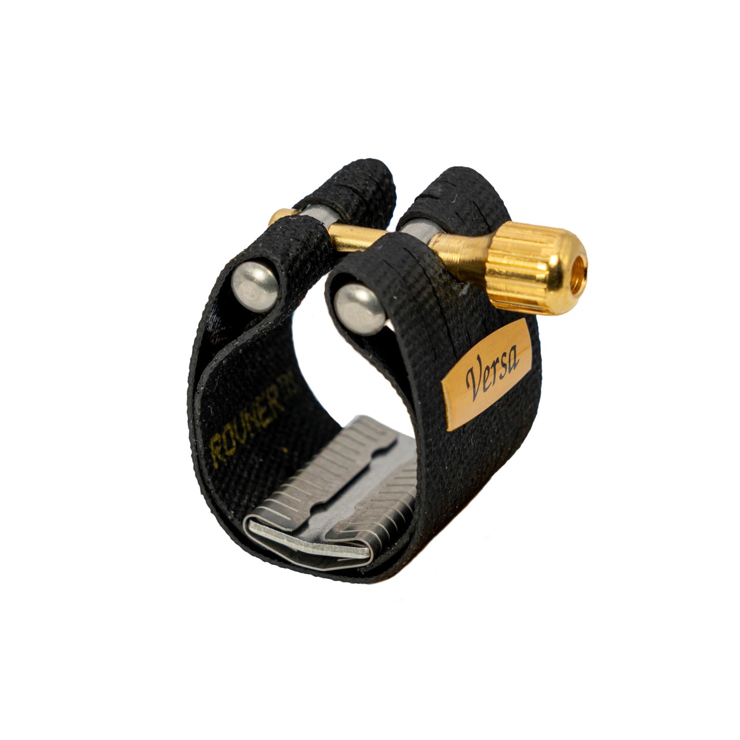 Rovner Ligature & Plastic Cap for Soprano Saxophone - Versa Ligature for Hard Rubber Mouthpiece (V-1RVS)
