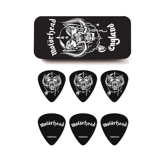 Jim Dunlop Motorhead Warpig Pick Tin, Assorted, .88mm - 6 Picks/Tin