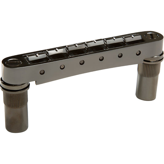 Graph Tech ResoMax NV1 PM-8863-BN Tune-O-Matic Bridge 6mm Post, Black Nickel