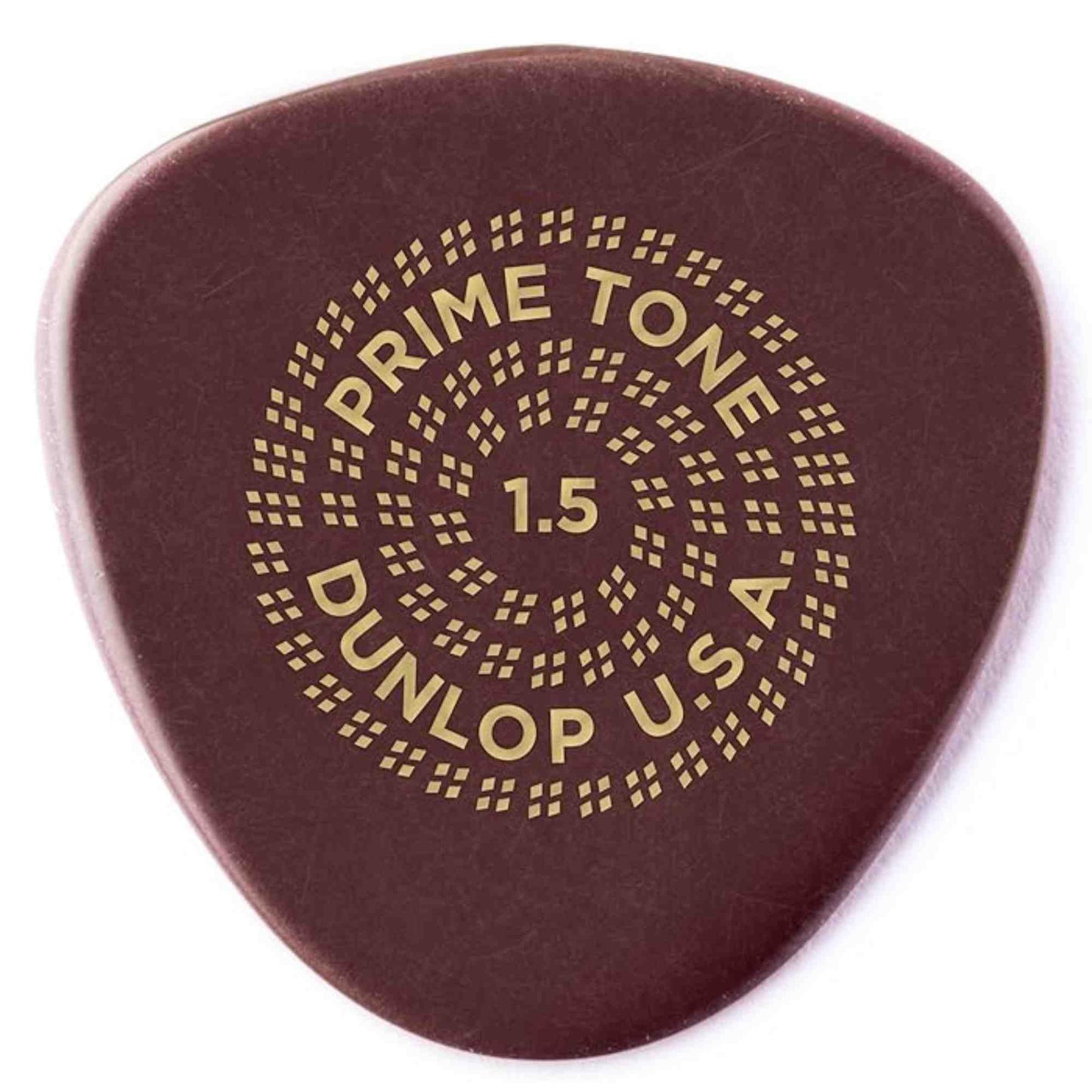 Jim Dunlop Dunlop Primetone Semi-Round Smooth 1.5mm Sculpted Plectra Guitar Pick-12 Pack (515R1.5)