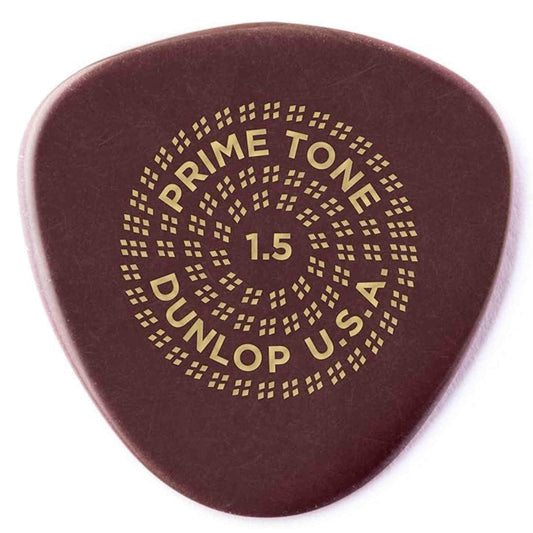 Jim Dunlop Dunlop Primetone Semi-Round Smooth 1.5mm Sculpted Plectra Guitar Pick-12 Pack (515R1.5)