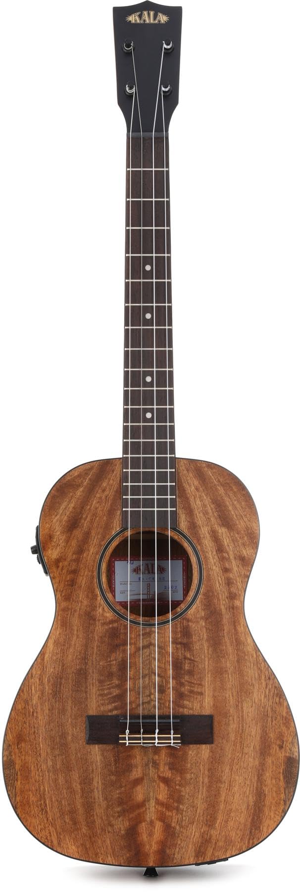 Kala Curly Mango Baritone Ukulele with EQ