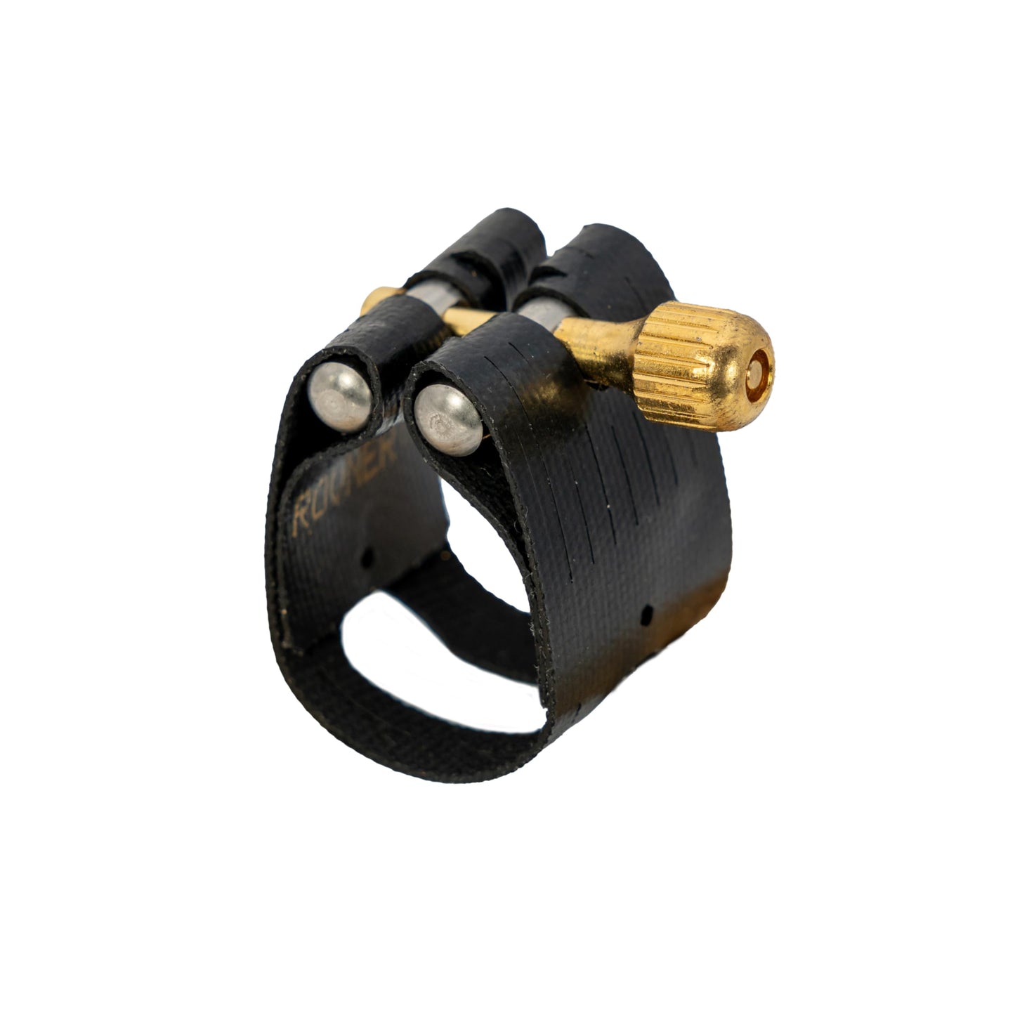 Rovner Ligature & Plastic Cap for Soprano Saxophone - Light Ligature for Hard Rubber Mouthpiece (L-1RVS (L3))