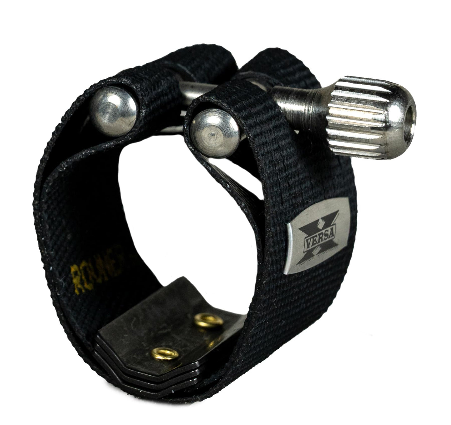 Rovner Ligature & Plastic Cap for Bb Clarinet - Versa X Ligature for Hard Rubber Mouthpiece (X-1R)