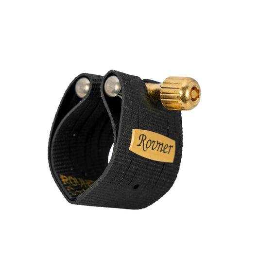 Rovner Ligature & Plastic Cap for Baritone Saxophone - MKIII Ligature for Hard Rubber Mouthpiece (C-3R)