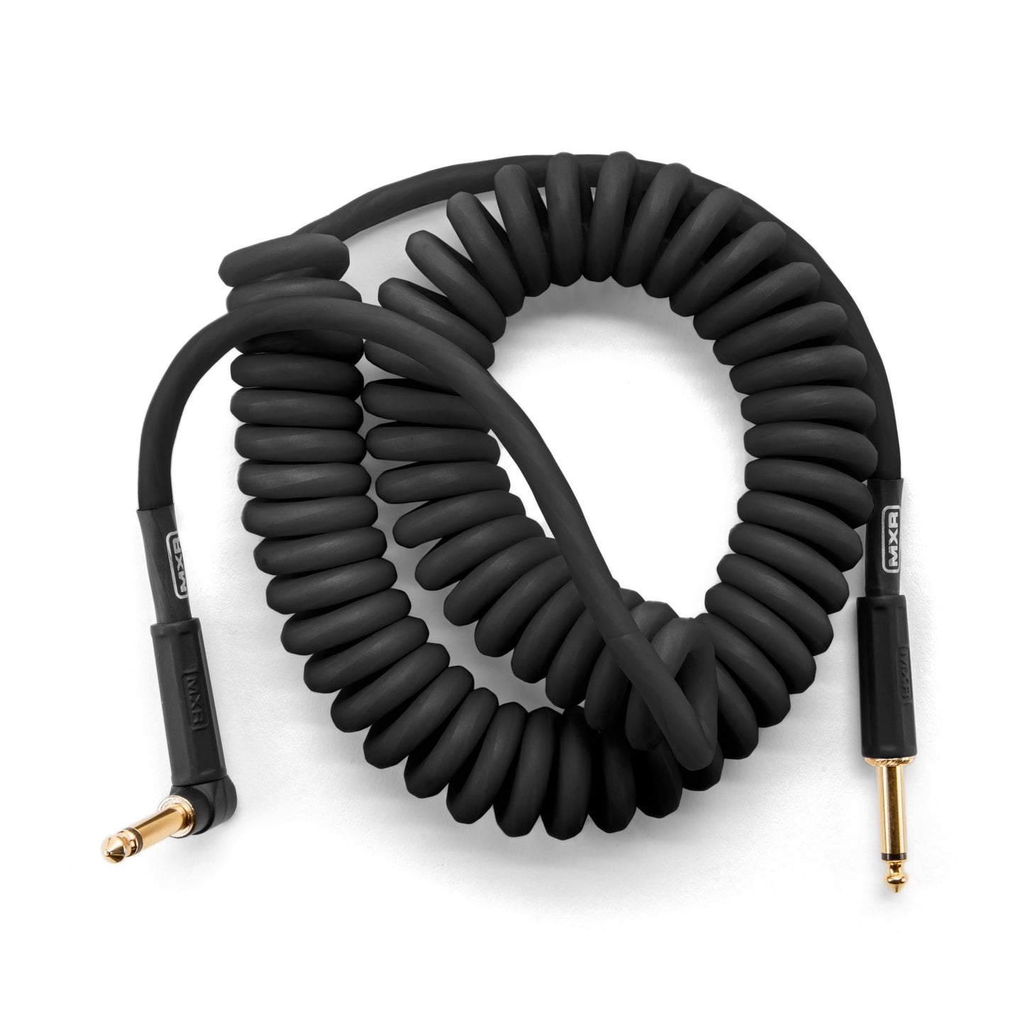 MXR® 15 ft Coil Cable Black Right/Straight