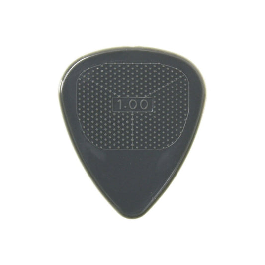D'Andrea Snarling Dog Brain Nylon Guitar Picks 12 Pack with Tin Box (Grey, 1.00mm)