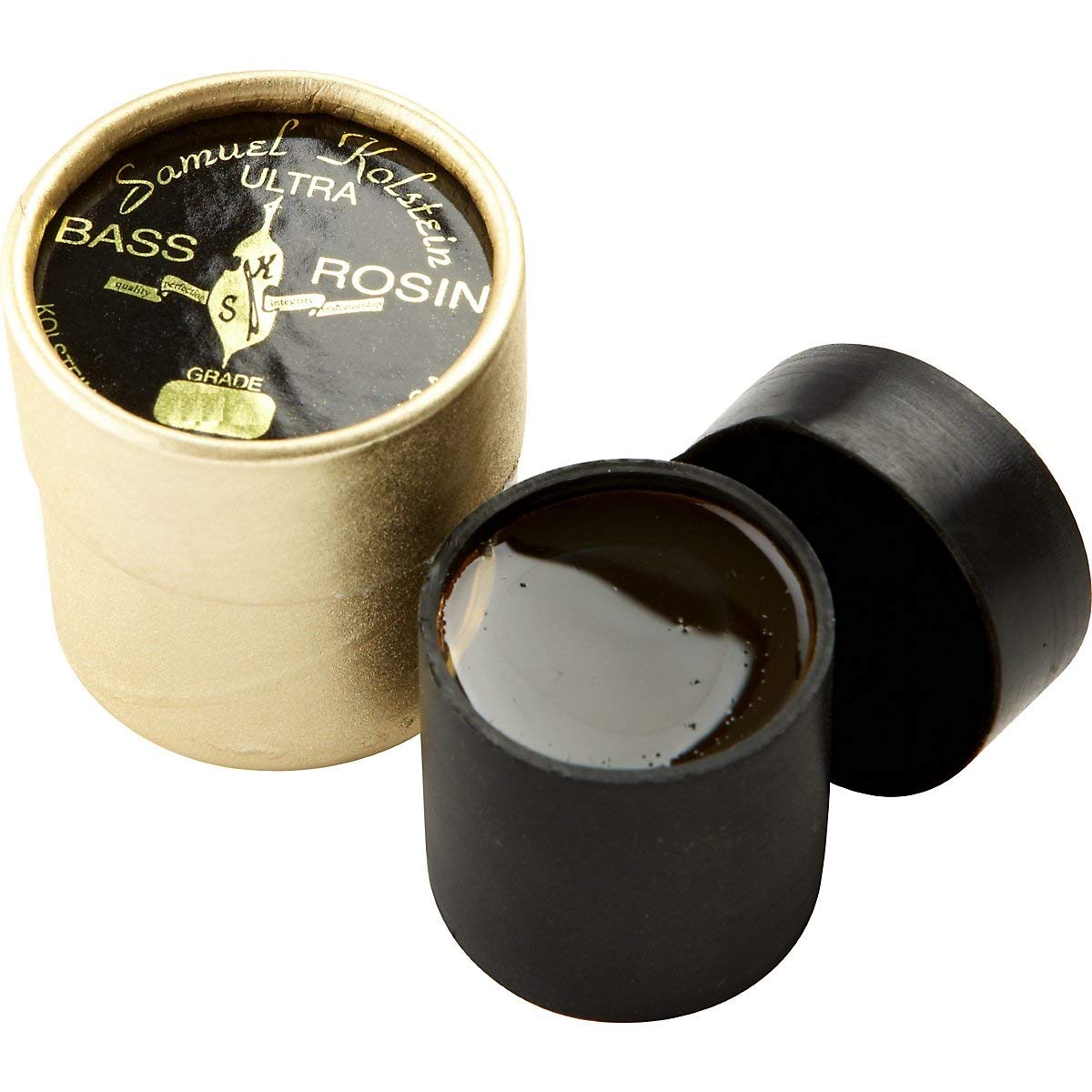 Kolstein Ultra Formulation Supreme Bass Rosin Hard KR-013 Low Powdering and Smooth, Easy Bowing Rosins, Resin