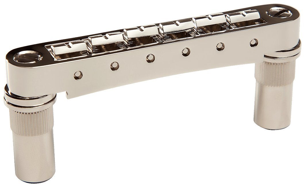 Graph Tech ResoMax NV1 PM-8863-N0 Tune-O-Matic Bridge 6mm Post, Nickel