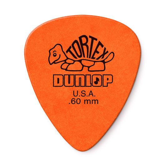 Dunlop 418R.60 Tortex Standard, Orange, .60mm, 72/Bag