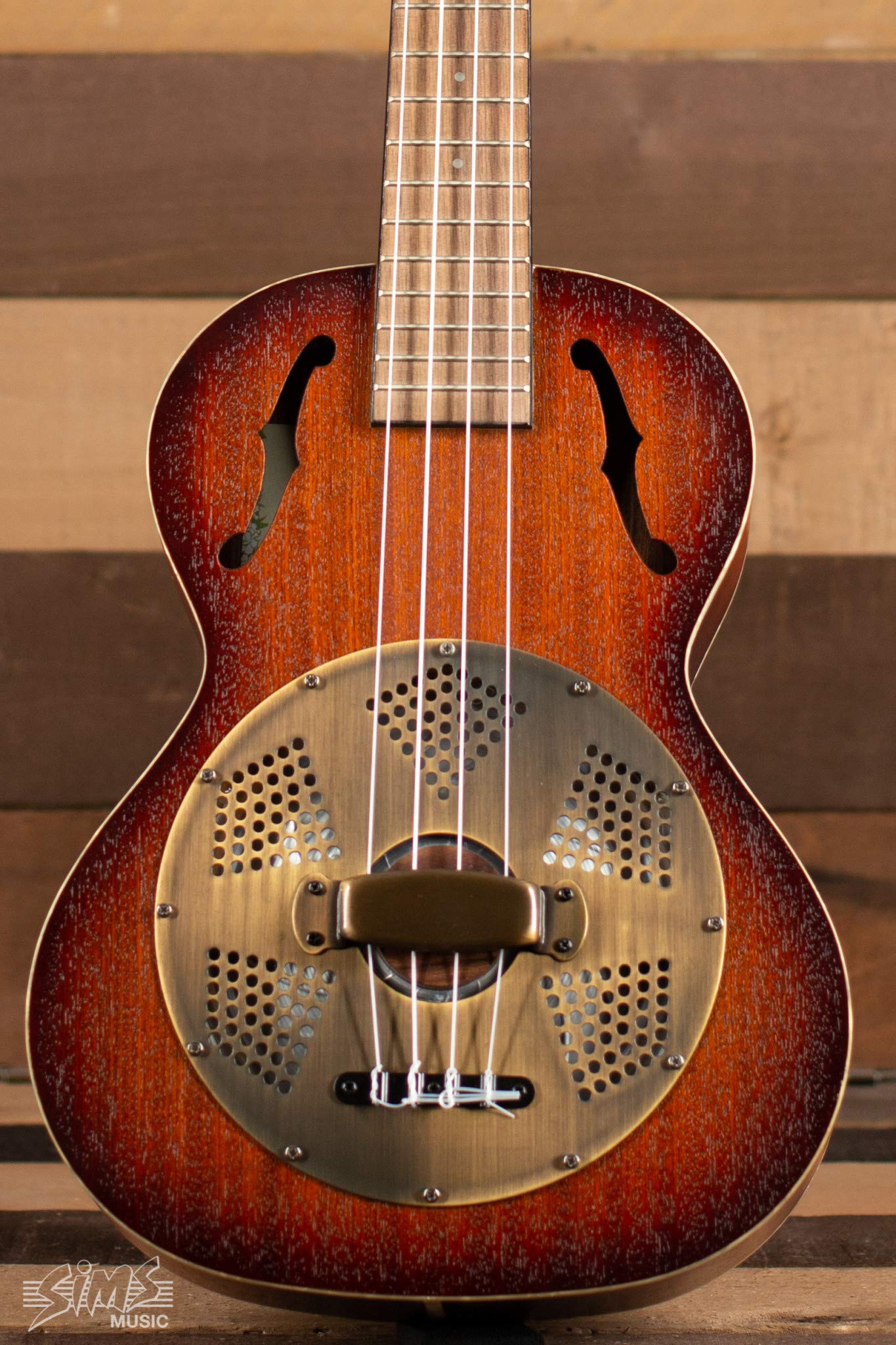 Kala KA-RES-BRS Brass Tenor Resonator Ukulele