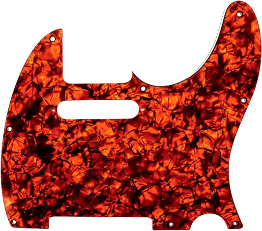 D'Andrea Pro Tele Guitar Pickguard, Orange Pearl