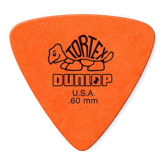 Jim Dunlop Tortex Triangle Pick .60MM - 6 Pack