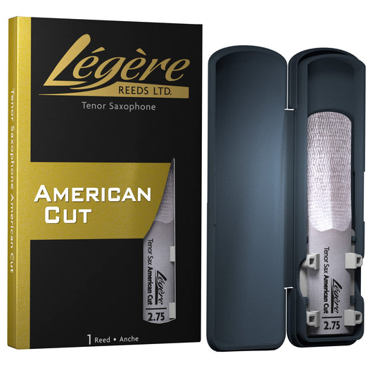 Légère Reeds - Tenor Saxophone Reed, American Cut, Strength 2.75 (TSA2.75) - Premium Synthetic Woodwind Reed