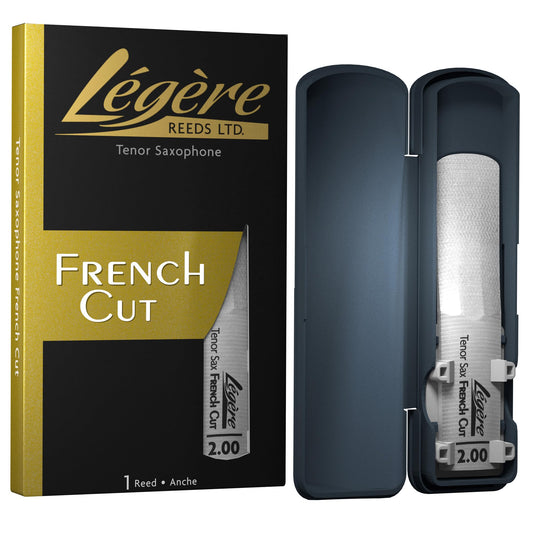 Légère Reeds - Tenor Saxophone Reed, French Cut, Strength 2.00 (TSF2.00) - Premium Synthetic Woodwind Reed