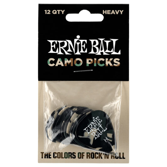 Ernie Ball P09223, Thick Camouflage Cellulose, Pack of 12