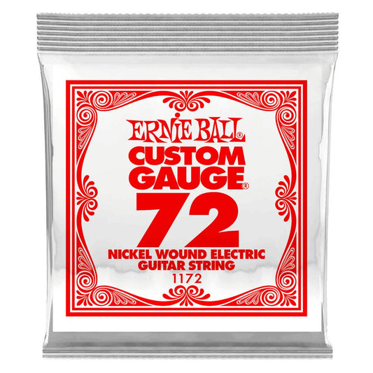 Ernie Ball 1172 - .072 Gauge Nickel Wound Guitar String - SINGLE STRING