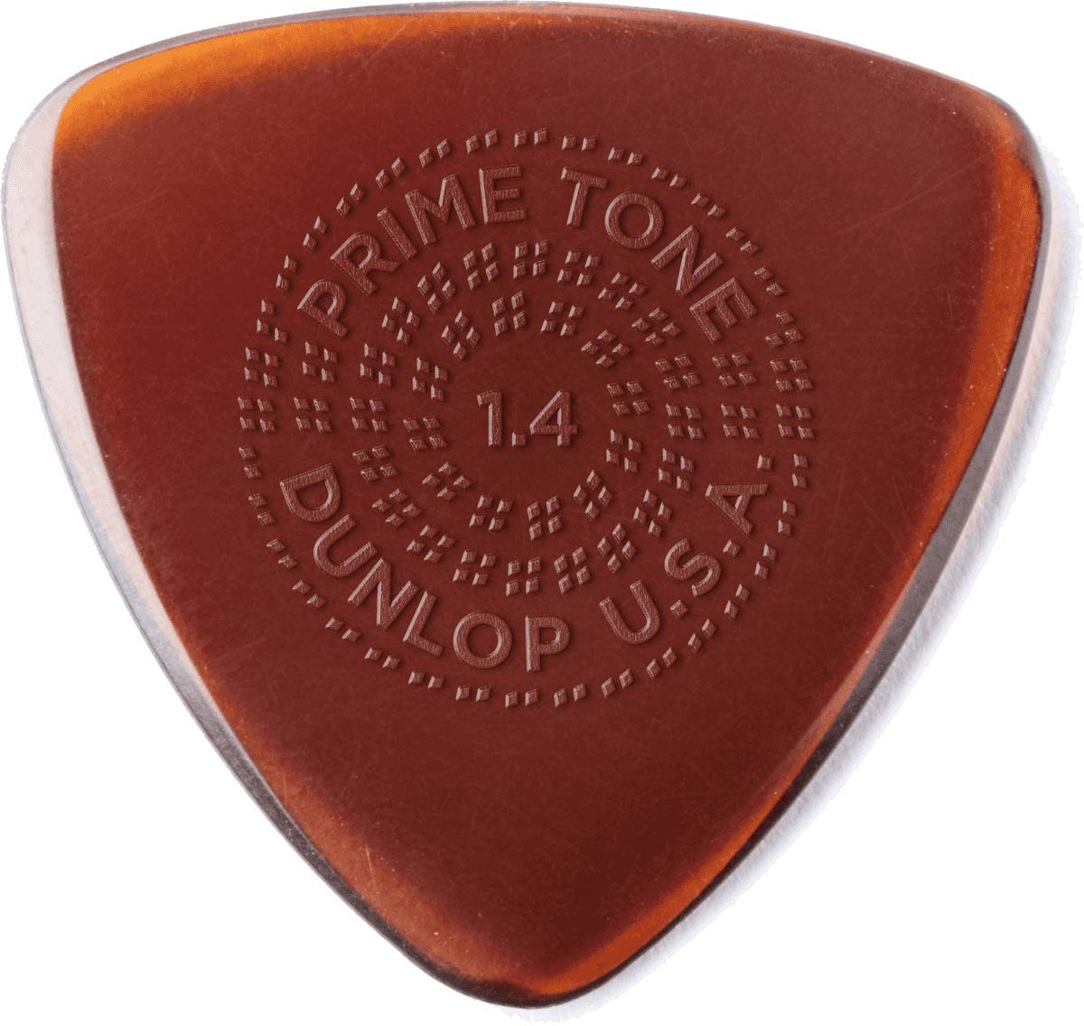 Jim Dunlop Primetone® Small Triangle Grip Pick 1.4MM - 3 Pack