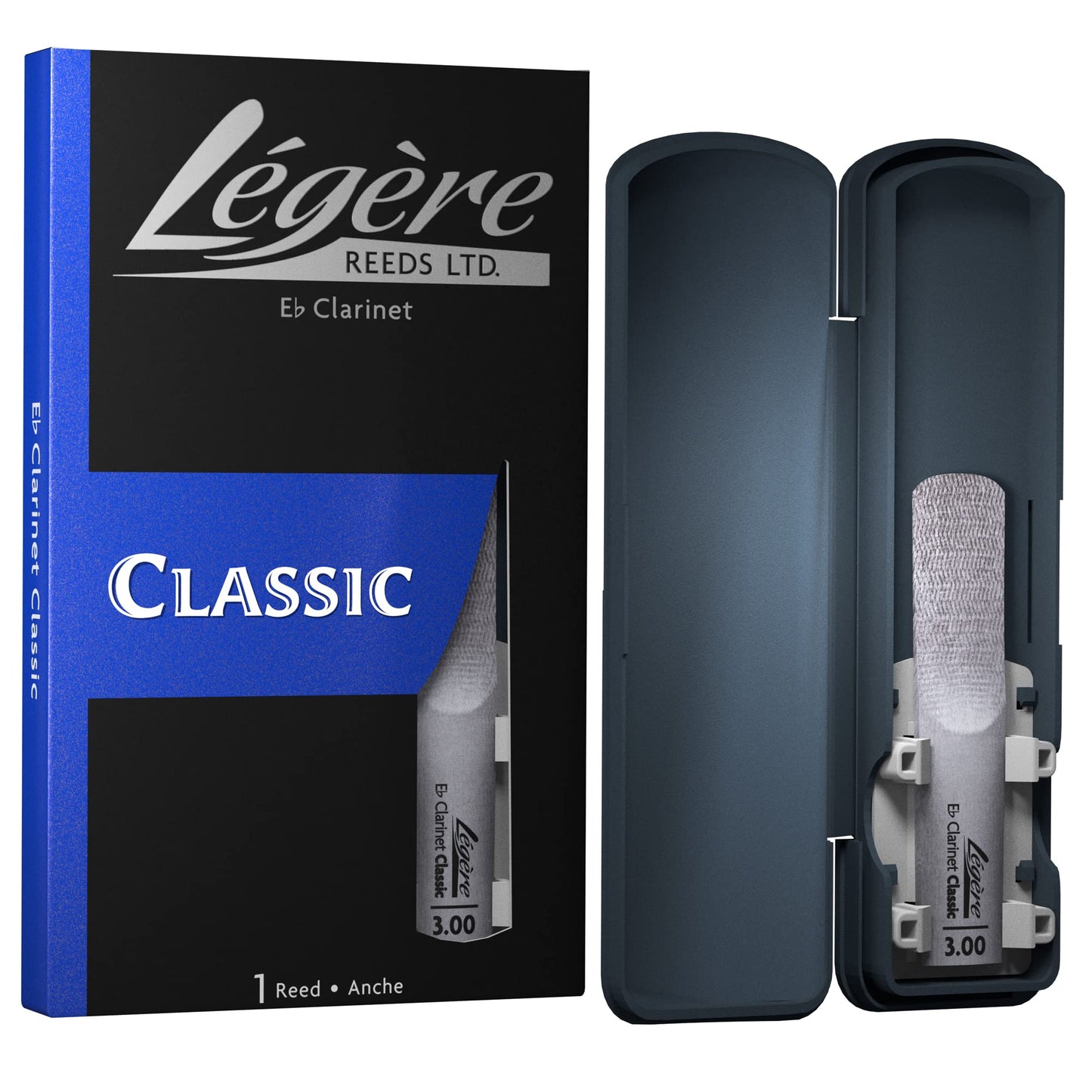 Légère Reeds - Eb Clarinet Reed, Classic, Strength 3.00 (EBC3.00) - Premium Synthetic Woodwind Reed