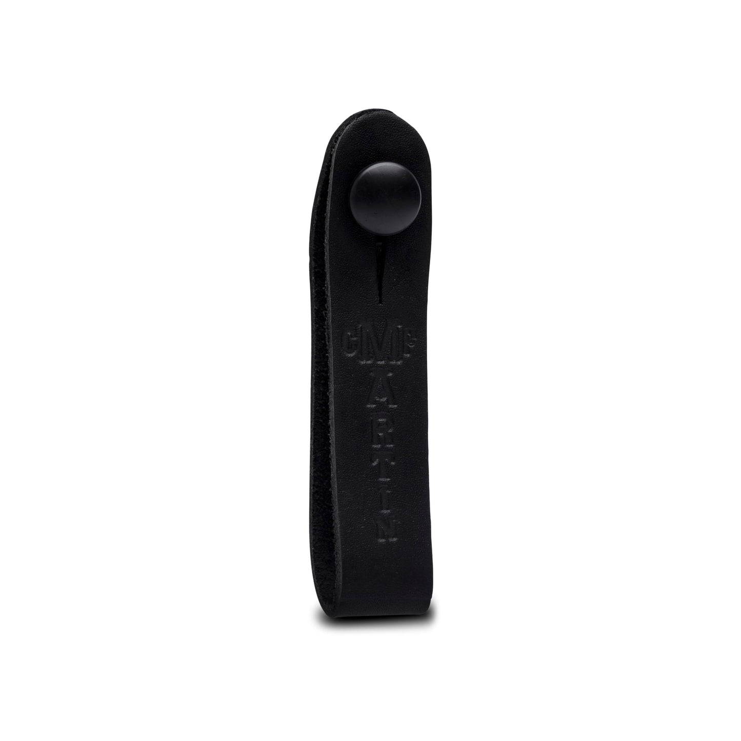 Martin Headstock Tie – Black | Leather Strap Adapter for Guitars without Neck Heel Button
