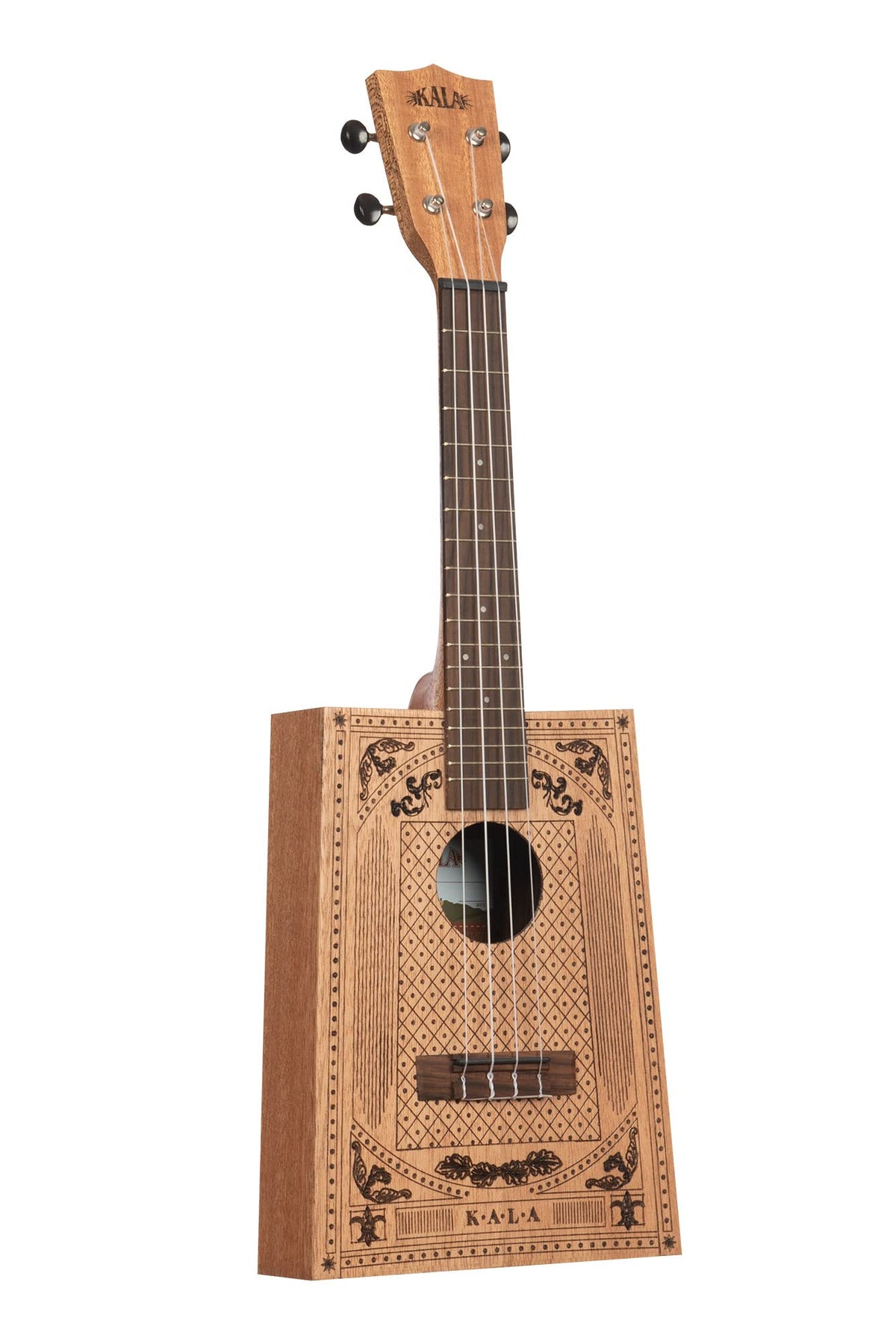 Kala Victorian Cigar Box Concert Ukulele (KA-CB-VICT-C-W-BAG)