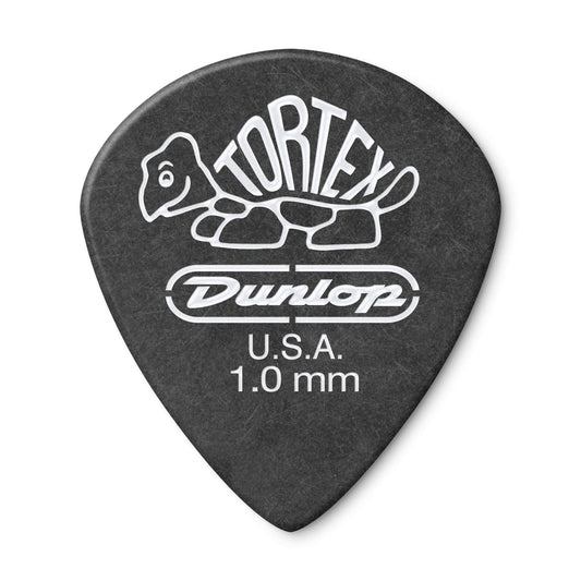 Jim Dunlop Tortex® Pitch Black Jazz III Pick 1.0MM - 12 Pack