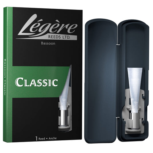 Légère Reeds - Bassoon Reed, Strength Medium-Hard (DRBMH) - Premium Synthetic Woodwind Reed