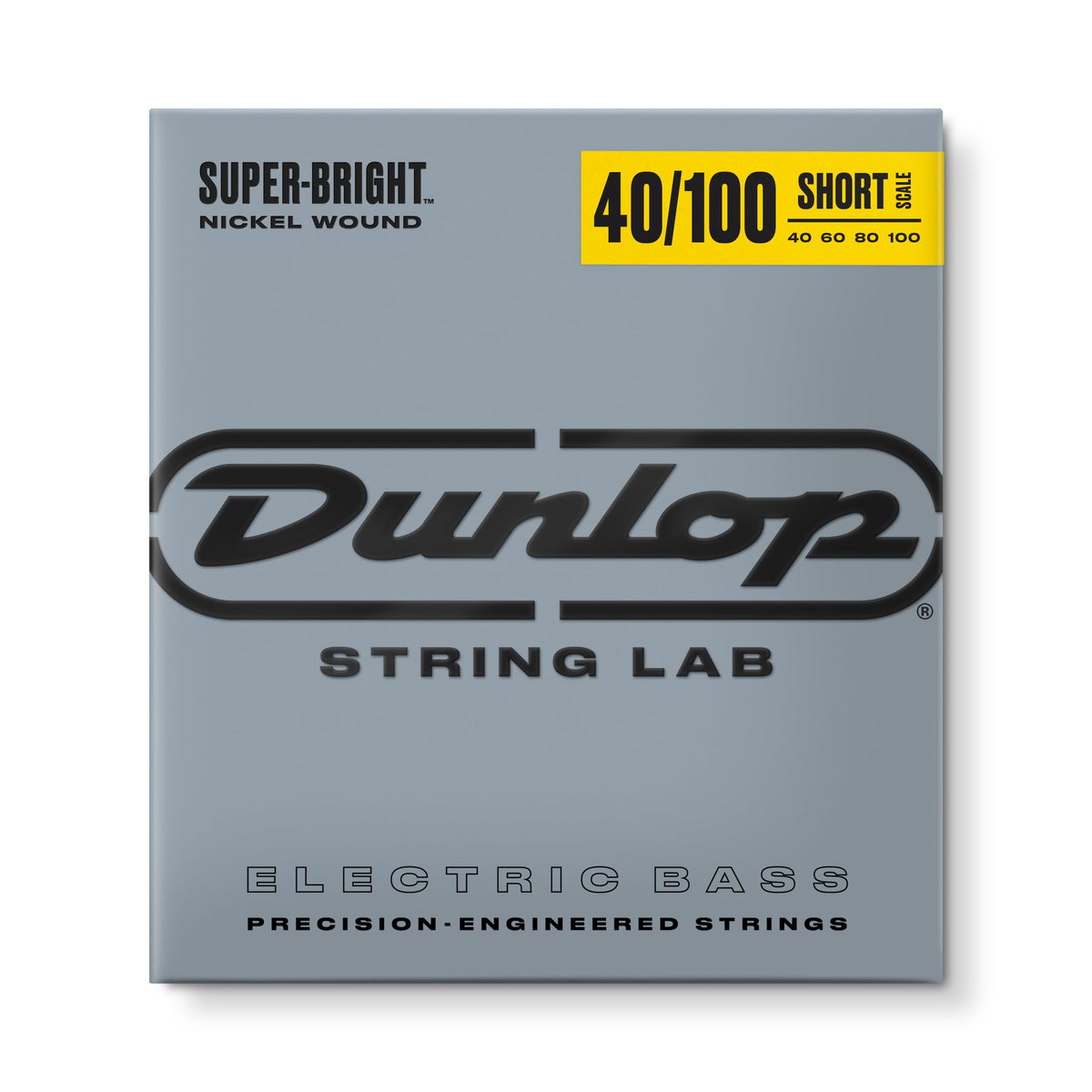 Jim Dunlop Super Bright Nickel Wound Short Scale Bass Strings 40-100