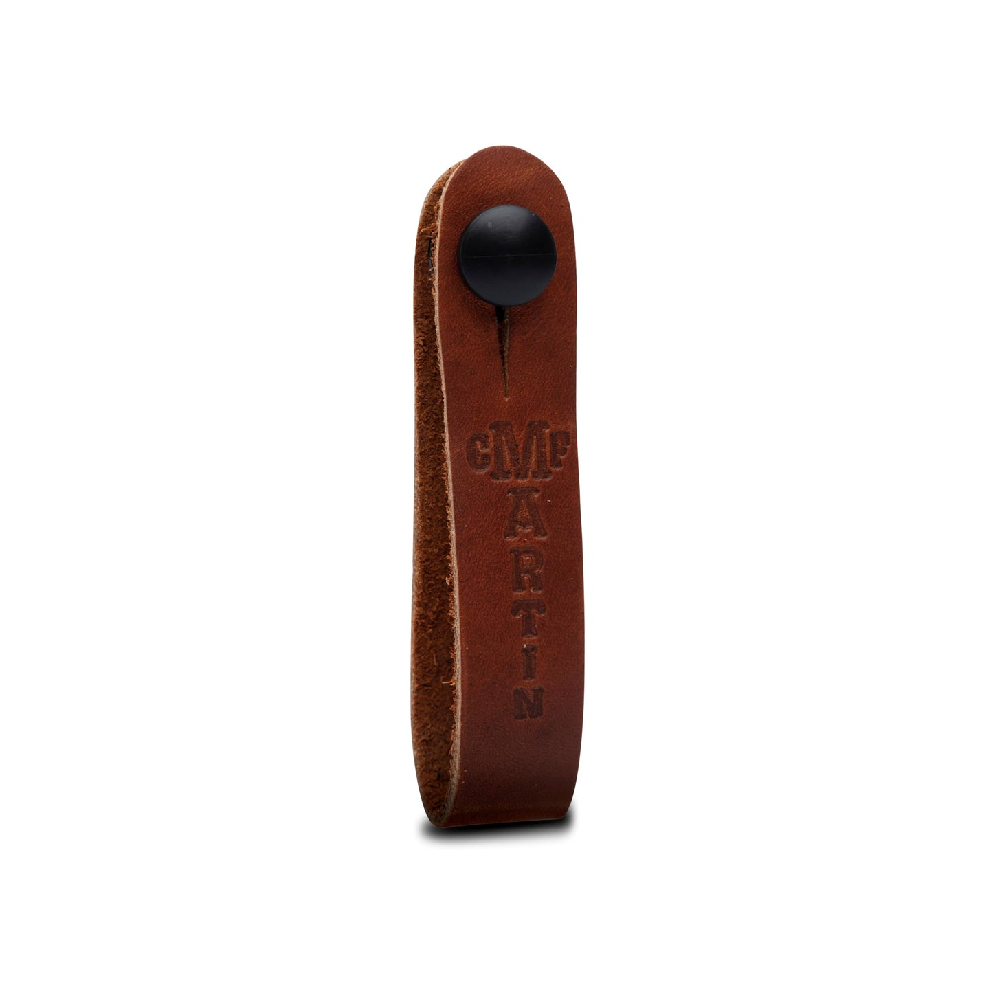 MARTIN Headstock Tie – Brown | Leather Strap Adapter for Guitars without Neck Heel Button