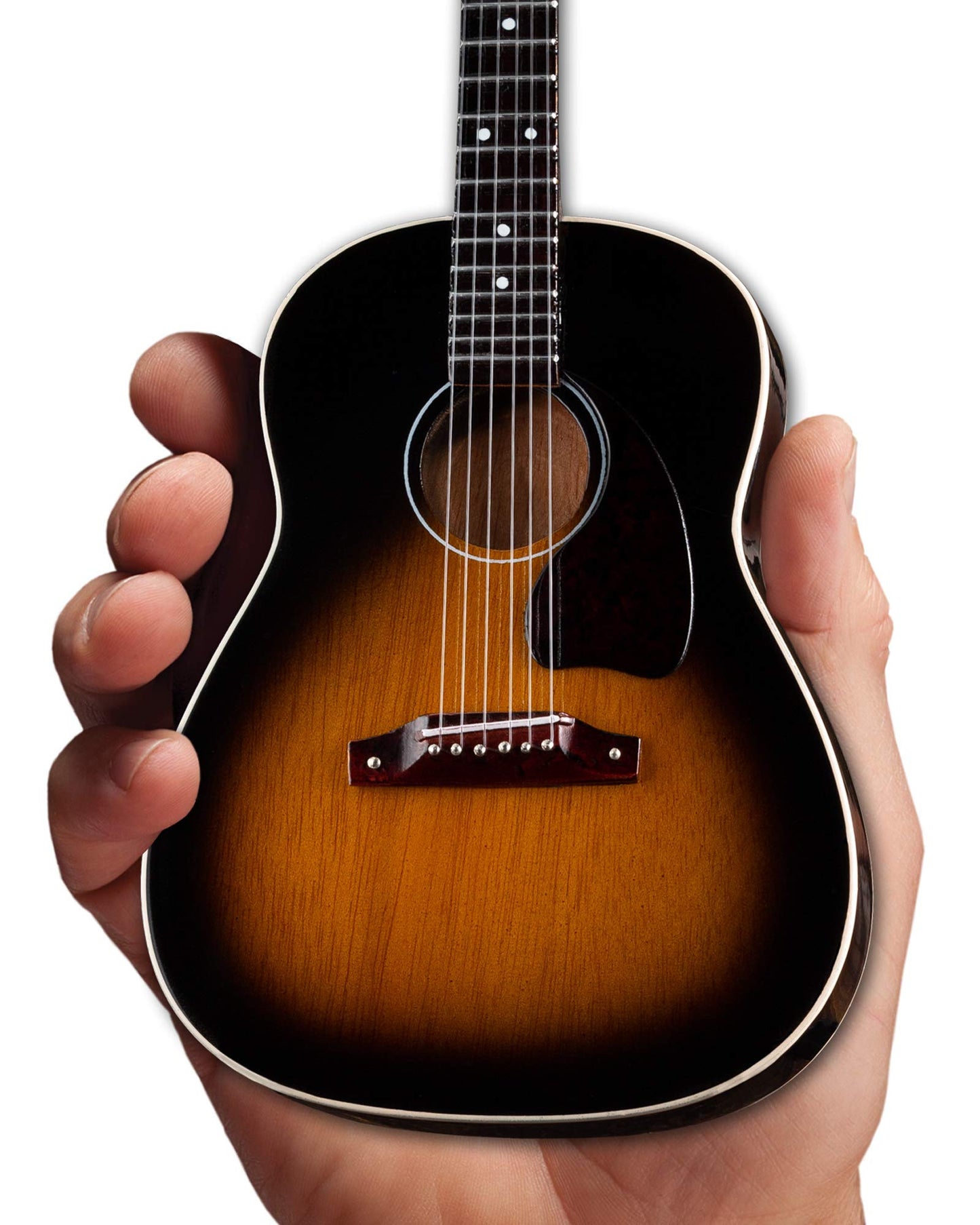 Beatles Collectible Sunburst Mini Acoustic Guitar Model