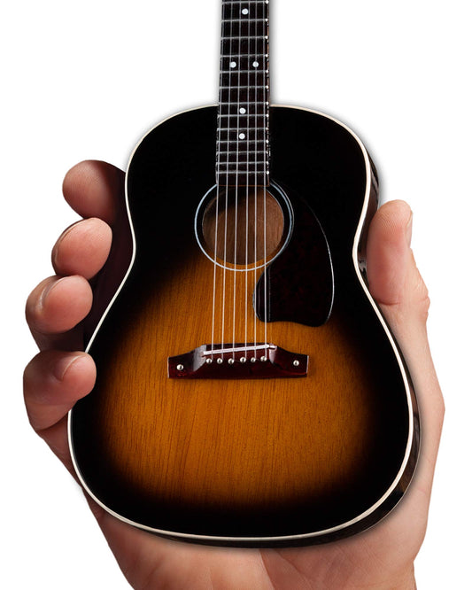 Beatles Collectible Sunburst Mini Acoustic Guitar Model