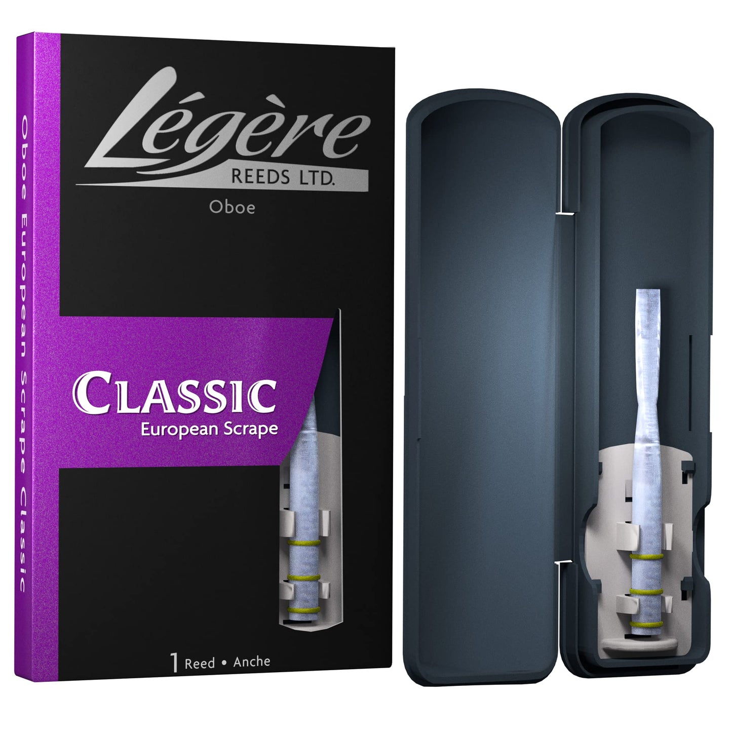 Légère Reeds - European Scrape Oboe Reed, Strength Medium (DROEMM) - Premium Synthetic Woodwind Reed