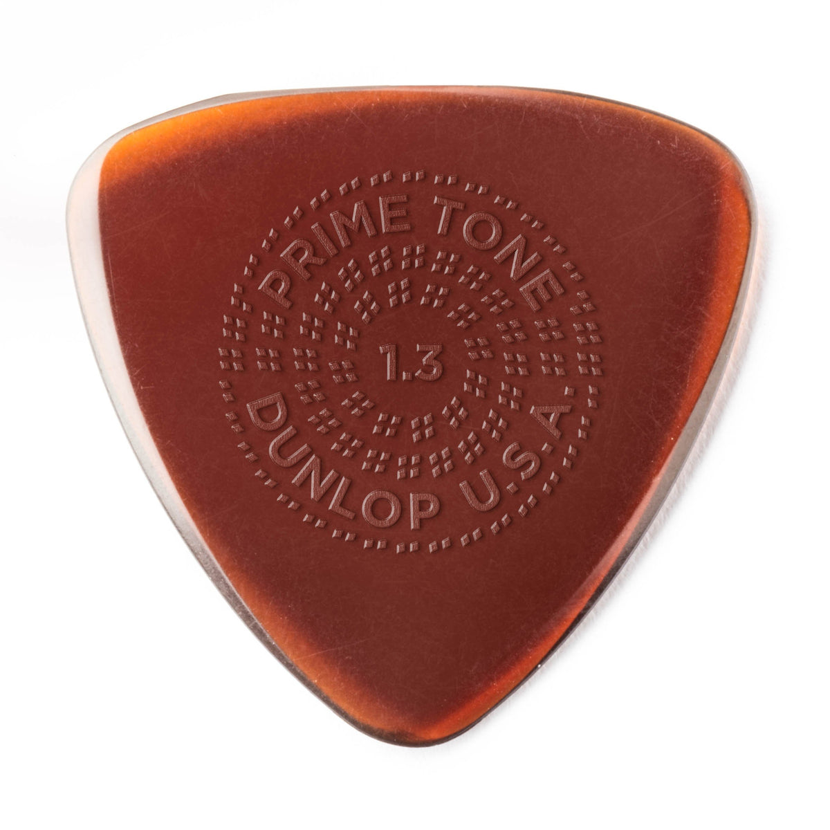 Jim Dunlop Primetone® Small Triangle Grip Pick 1.3MM - 12 Pack