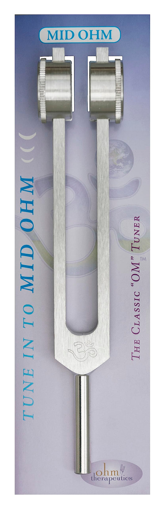 Mid Ohm Tuning Fork for Self-Care & Sound Therapy (136.1 Hz - Earth Frequency) - Made in USA